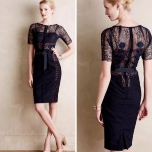 Anthropologie Byron Lars Carissima Dress Navy 4 P